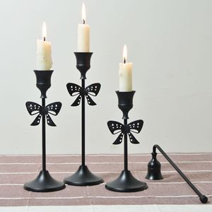 <span class=keywords><strong>Bougeoir</strong></span> à nœud de luxe scandinave avec un restaurant de mariage de Noël festif Décoration de la maison <span class=keywords><strong>Bougeoir</strong></span> à <span class=keywords><strong>longue</strong></span> tige - Product Image 2
