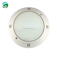Projecteur LED PAR56 12V blanc chaud SMD2835 pour piscine, indice de protection IP68, avec télécommande, CRI90, 1800-2500 lumens, dimmable, 50000 heures