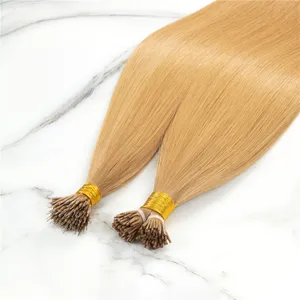 Top Quality Keratin I Tip Hair Extension Double Drawn Wholesale K/u Tip Hair Extensiones