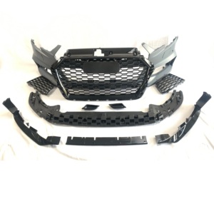 Nuova Griglia a Nido d'Ape Stile RS3, Kit Carrozzeria Paraurti Anteriore Bolt-On per <span class=keywords><strong>Audi</strong></span> <span class=keywords><strong>A3</strong></span> S3 2017-<span class=keywords><strong>2020</strong></span> - Product Image 5