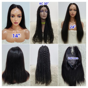 Letsfly 11A 2x6 Transparent Lace Closure <b>Wigs</b> SDD Double Drawn Raw Virgin Hair <b>Wigs</b> 300% Density Original 100% Human Hair <b>Wigs</b> - Product Image 5