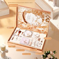 HLOFF Coffret de maquillage pour débutants 10 pièces, cosmétiques, coffret cadeau pour le festival Tanabata, kit de maquillage