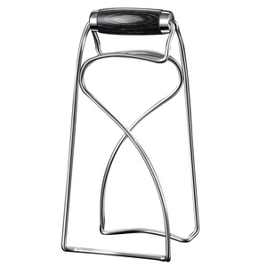 Black Wood Tray Clip 304 Stainless Steel Thickened Heat Insulation Kitchen Dish Tongs Anti-scalding Pot Clips - Product Image 5