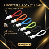 Câble USB C 60W, câble de charge multi-usage 2 en 1, chargeur rapide avec connecteur Type C pour chargeur portable, téléphones, tablettes