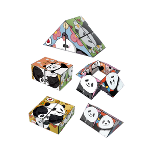 Cubo mágico magnético con forma de rompecabezas cambiante, juguete antiestrés para niños, convierte cubos mágicos infinitos 3D para niños, regalos - Product Image 3