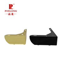 Pinlong Europäischer Stil Luxuriöse 3-Punkt 2-in-1 Aluminium-Möbelbeine Gold Sofa Dreieckig