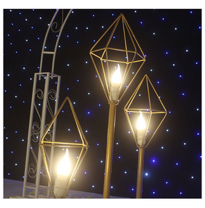 Lámpara de metal con diamantes para decoración de bodas, pasarelas y eventos, con función de elevación, para decoración de caminos y jardines, guía de camino. - Product Image 5