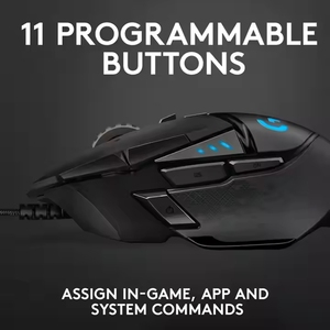 Cao performanceo 0riginal Logitech G502 anh hùng Độ chính xác cao 3D <span class=keywords><strong>Ergonomic</strong></span> thiết kế USB có dây 2.4ghzwired Chuột chơi game - Product Image 3