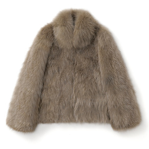 Nouvelle Tendance <span class=keywords><strong>Manteau</strong></span> Monopièce en Fourrure Hiver 2026 Style Classique Col Montant Écologique Décontracté Manches Longues 3D/Stereoscopique Femme - Product Image 5