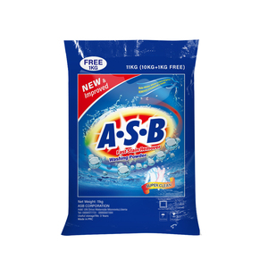 Detergente en Polvo Antibacterial Ligero de 11 kg, Bolsa a Granel, Jabón en Polvo para Lavandería, Fabricante de Detergente al por Mayor para Sierra León - Product Image 1