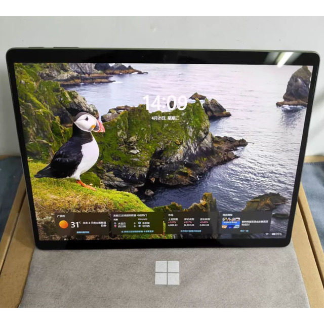 M-icro-soft Surface Pro9 I5+ 8GB RAM + 256GB 13-inch Touch Learning Machine, High-endoffice Gaming Two-in-one Tablet Computer
