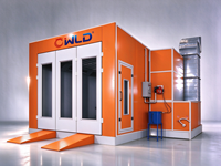 Cabine de peinture et de séchage WLD-M pour l'autopeinture