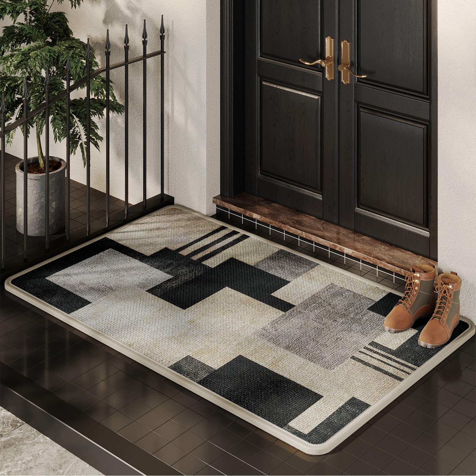 Sally hemp rubber sole - tranquility