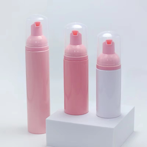 Botellas de plástico rosas de 30ml y 50ml vacías para espuma facial, champú de pestañas, jabón para extensiones de pestañas, con bomba de espuma, limpiador, set de botellas de espuma - Product Image 2