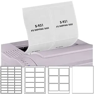 China label manufacturer oem A4 sheet self adhesive sticker paper label for laser inkjet printer