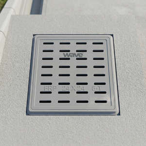 Wave FRP Square <b>Drain</b> Grate 24 X 24 5-T - Product Image 3