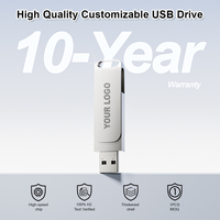 Unidad Flash USB 2.0 3.0 Tipo-C JASTER Metal Luxe, Memoria USB de 128 GB 64G para Personalización Gratuita
