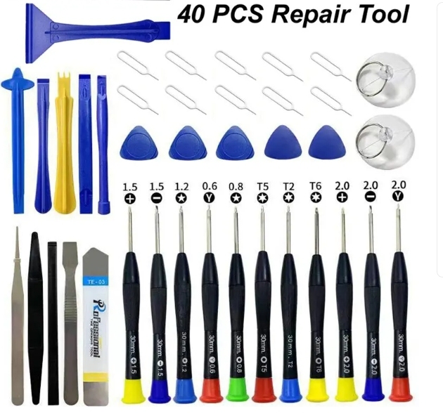 Multi-Function Disassemble Repair Set for Mobile Phones Includes Combination Skid and Sickle OEM Customizable Screwdriver Kit