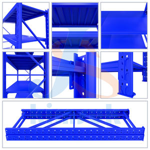 أرفف منصة نقالة مضلعة ميزانين بهيكل صلب مزدوج أرفف أرضية ميزانين - Product Image 2