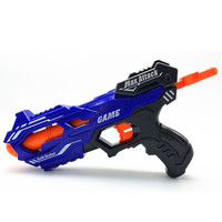 Ensemble de jeu Air Power Pistolet jouet à balles EVA avec cible de tir, balles complètes adaptées à l'âge de 6 ans