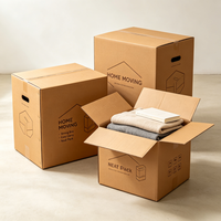 Stabile Wellpappe-Umzugskartons Kraftpapier-Aufbewahrungsboxen für Lager und Umzug Großhandel