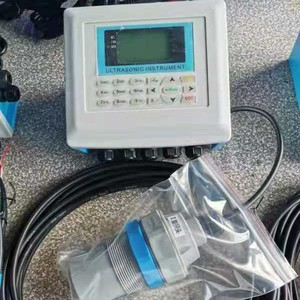 Ultrasonic <b>Flow</b> <b>Meter</b> Clamp-On Plastic <b>Water</b> Measurement Open Channel Accuracy Plus Minus 2 Percent - Product Image 1