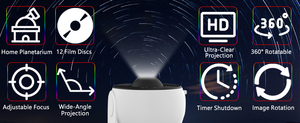 Proyector de Galaxia Globo Terráqueo 12 en 1, Proyector Galáctico HD con Enfoque, Luces Inteligentes para el Hogar, Luces Estelares Inteligentes para un Ambiente Romántico en el Hogar - Product Image 6