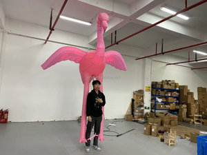 Les costumes de parade avec la mascotte flamant rose sont utilisés pour les thèmes du <span class=keywords><strong>cirque</strong></span>, du zoo et des parcs d'attractions. - Product Image 4
