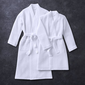High Quality <strong>Cotton</strong> Terry Velour Waffle <strong>Bathrobe</strong> Hotel <strong>Bathrobe</strong> - Product Image 5