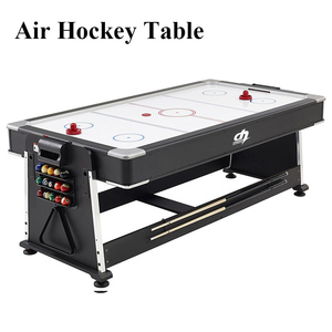 โต๊ะเกมส์อเนกประสงค์ 4-in-1 หมุนได้ รุ่นหรูหรา สำหรับบ้าน รวมบิลเลียด พูล โต๊ะอาหาร และโต๊ะปิงปอง พร้อมแอร์ฮอกกี้ รุ่น TM-2138 ลดราคาพิเศษ - Product Image 3