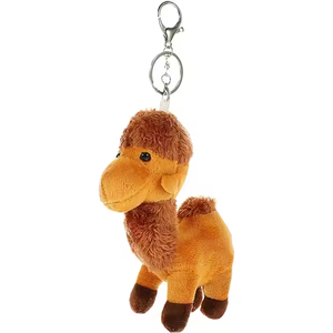 Colgante de peluche colgante de llavero de felpa para monedero cartera mochila llavero de camello de felpa - Product Image 1