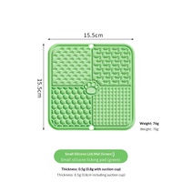 Tapis de léchage pour chiens et chats, plaque de léchage pour animaux de compagnie, tapis de léchage en silicone de qualité alimentaire avec ventouse, bol anti-étouffement à alimentation lente