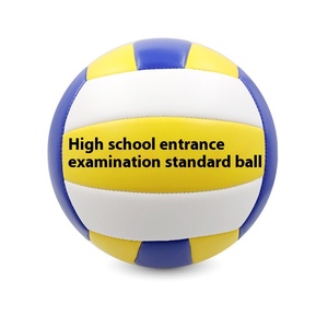 Balones de Voleibol de Playa Suaves N.° 4 y N.° 5, para Exámenes de Admisión a la Escuela Primaria y Secundaria, Fabricados con Piel de PU y Cosidos a Máquina, PVC, Venta al por Mayor - Product Image 1