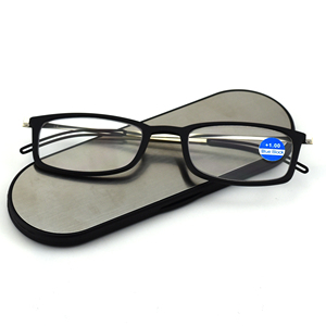 DOISYER Italy Design <strong>Mini</strong> Lady Anti Blue Light Round Metal <strong>Reading</strong> <strong>Glasses</strong> With case - Product Image 4
