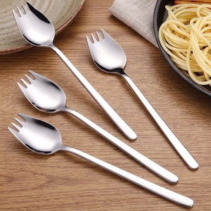 Wholesale Eco-Friendly Stainless Steel Salad Server <b>Mini</b> Large Spoon Set with Classic Design Cutlery Home Brand for Giveaways - Product Image 3