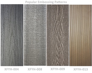 Tếch boong WPC Thiết kế ngoài trời không có chụp Gỗ nhựa composite sàn WPC Composite decking - Product Image 6