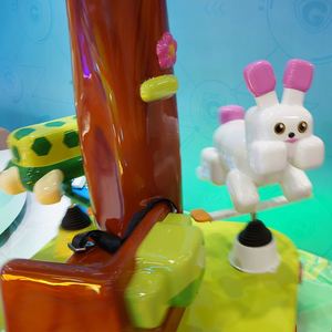 Manège Lapin de Course NINIX, le préféré des enfants, adapté aux enfants de 6 ans et plus, à monnayeur, en ABS, 2 joueurs - Product Image 5