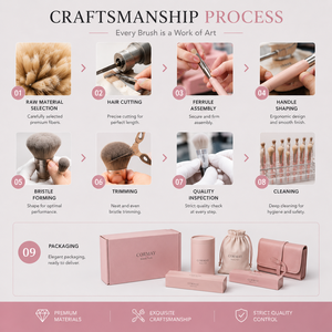 New Arrival Dual Ended Brushes Professional Vegan Cruelty Free Custom Logo Soft High Quality Synthetic Fiber <strong>Makeup</strong> Brush Set - Product Image 4