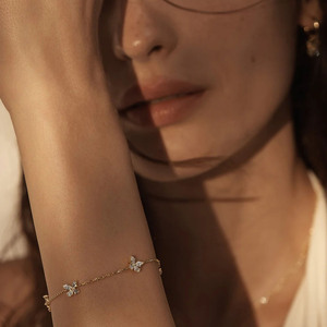 Pulseras <span class=keywords><strong>de</strong></span> Mariposa <span class=keywords><strong>de</strong></span> <span class=keywords><strong>Oro</strong></span> <span class=keywords><strong>de</strong></span> 18k con Circonita Cúbica en Forma <span class=keywords><strong>de</strong></span> Pera y Marquesa, Joyería <span class=keywords><strong>de</strong></span> Moda al por Mayor, <span class=keywords><strong>Pulsera</strong></span> <span class=keywords><strong>de</strong></span> Plata 925 <span class=keywords><strong>de</strong></span> Estilo Vintage - Product Image 4