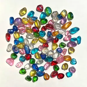 Wholesale Healing Aura Assorted Tumbled Stones Crystals Bulk Irregular Natural crystal gravel stone Chakra For Home Decor