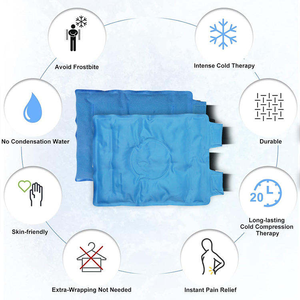 Rodilleras Industriales y Comerciales con Compresas Frías/Calientes, Bolsas de Hielo de Gel, Láminas de Hielo Suaves, Flexibles y Reutilizables - Product Image 6