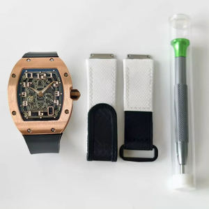 New Upgraded 67-01 Titanium 3D <b>Skeleton</b> <b>Automatic</b> Mechanical <b>Watch</b> with Functional D/H Indicator Calendar Display Dynamic Gear - Product Image 1