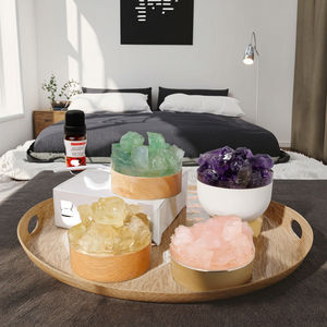 โคมไฟหินคริสตัลธรรมชาติสำหรับตกแต่งห้องนอน<span class=keywords><strong>ใน</strong></span>บ้านโคมไฟกลางคืนดีไซน์แบบหินแท้ - Product Image 2