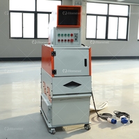 Mini machine de recyclage de fil de câble petit granulateur de cuivre pour la séparation de câble de fil électrique de déchets et la récupération de granules de cuivre