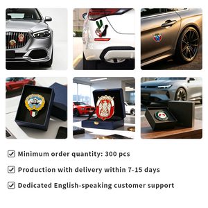 Emblemas Metálicos para Parrilla de Coche de Oriente Medio, Placas Decorativas de Aleación Personalizadas con Emblemas Nacionales, Regalos Regionales para Vehículos, Envío Rápido en Línea - Product Image 6