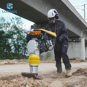 Apisonadora de Construcción de Carreteras con Motor de Gasolina HCR110, Apisonadora Tipo Jumping Jack - Product Image 2