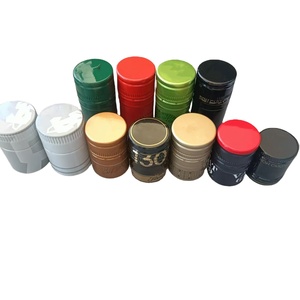 Aluminum Screw <strong>Bottle</strong> <strong>Cap</strong> Custom 30*60mm <strong>28*18mm</strong> 15mm 18mm 28mm 38mm Whiskey Tequila Vodka Rum Glass <strong>Bottle</strong> <strong>Caps</strong> - Product Image 1