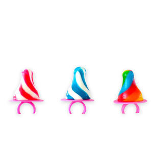 Bonbons durs en forme de sucette pour bébé, saveurs fruitées colorées, exportés de Chine - Product Image 2