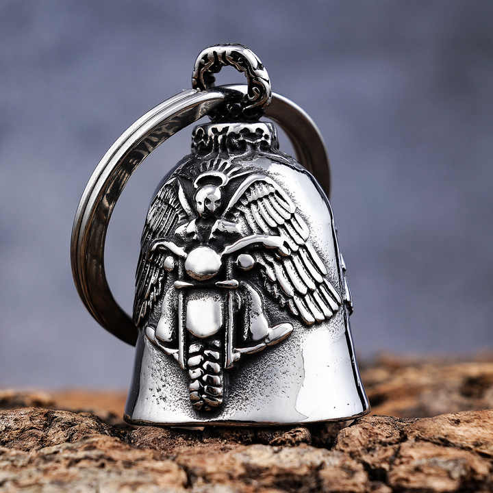 Campanello Portafortuna Per Moto In Acciaio Inox - Accessorio Da Gancio Per Motociclisti - Regalo Ideale - Foto 13