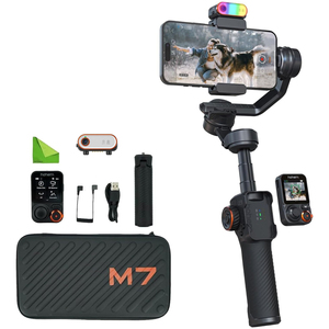 <span class=keywords><strong>Stabilisateur</strong></span> de téléphone portable <span class=keywords><strong>Hohem</strong></span> M7, <span class=keywords><strong>stabilisateur</strong></span> à 3 axes anti-vibration, perche à selfie extensible pour vlog en direct - Product Image 2